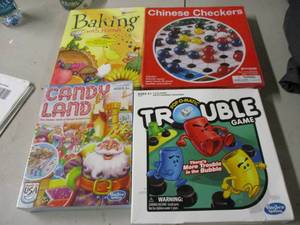 lot 130 image: Trouble, Chinese Checkers, Candy La...