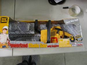lot 169 image: Tool Tech Powered Chain Saw With Go...