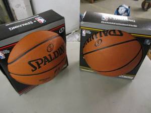 lot 177 image: 2 Spalding Basketballs...