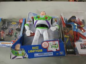 lot 201 image: Toy Story and Superhero...
