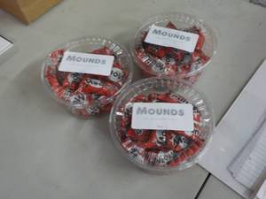lot 262 image: Mounds Park Chocolate 3 Tubs of  16...