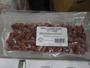 lot 269 image: Wisconsin Maid Turkey Sausage 28 oz...