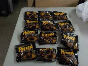 lot 285 image: Riesen Chocolate Caramels 12 bags i...