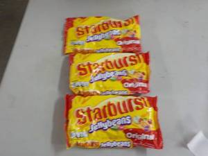 lot 289 image: 3 Packs of Starburst 14 oz Jelly Be...