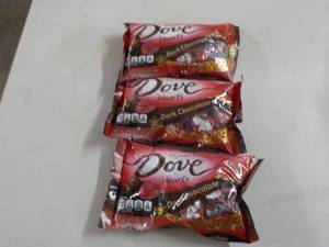 lot 291 image: Dove Heart Dark Chocolate best by ...