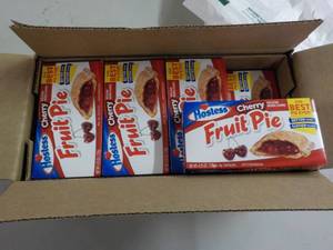 lot 315 image: Fruit Pie Cherry 4.25 oz 16 pies pe...