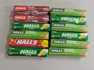lot 322 image: 12 Packs Halls...