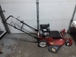 Robbin High Wheel Mower With 26 Deck Has 6 Hp. Subaru Engine- Runs