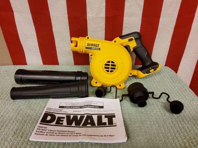 Dewalt dce100 mini blower hot sale