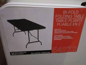 Folding Poly Table