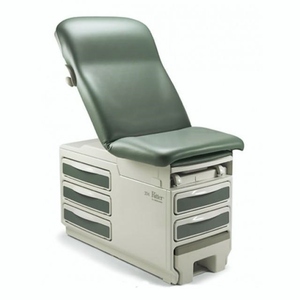 MSRP $2000 MIDMARK RITTER 204 MANUAL EXAMINATION TABLE - COLOR ULTRA WHEATGRASSGREY DRAWERS Great Condition - no tears to upholstery - clean drawers etc See PDF For More Info..