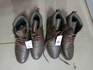 Mens Jeffrey Cap Toe Combat Boots black 11 12 & 13 - set not used