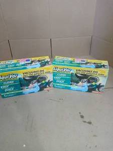Small LiquiVac Fluid Extractor System by STENS- set of 2 - open box