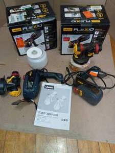 Wagner Flexio 2000 HVLP Paint Sprayer - set of 2 - used
