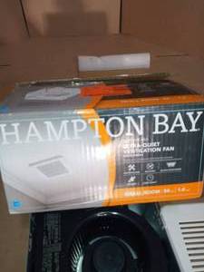 50 CFM WallCeiling Mount Roomside Installation Bathroom Exhaust Fan, ENERGY STAR by Hampton Bay - open box not used