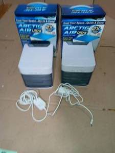 Ultra 76 CFM 3 Speed Settings Compact Portable Evaporative Air Cooler for 45 sq. ft. by ARCTIC AIR - set of 2 - not open
