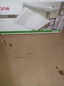 80 CFM Ceiling Bathroom Exhaust Fan with Light and 1300-Watt Heater by Broan-NuTone- open box not used