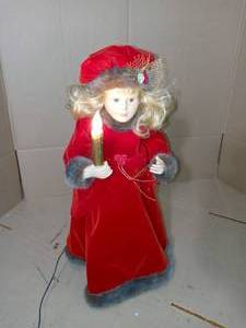 Christmas doll - no packaging, not used