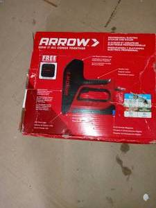 6 in. Electric Stapler and Brad Nailer by Arrow- open box not used