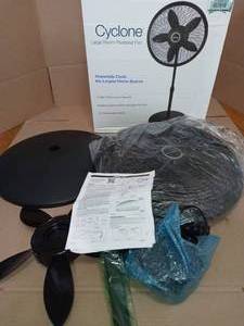 Cyclone 18 in. Adjustable Pedestal Fan by Lasko-open box never used