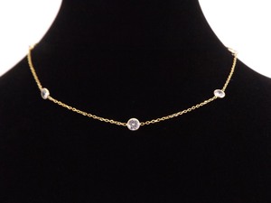 .925 Sterling Silver Crystal Vermeil Necklace