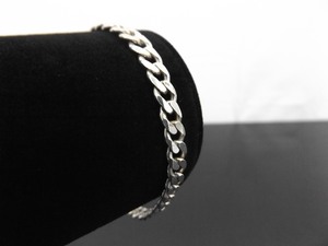 .925 Sterling Silver Etched Link Bracelet
