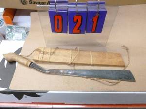 Hand made knife from Nepal. As shown.