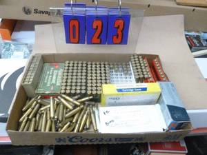 Mixed ammo brass. .44, 30-30 & 30-06. As shown.