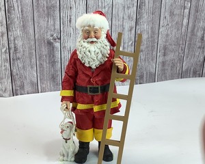 lot 2189 image: Firefighter Santa, 11 tall