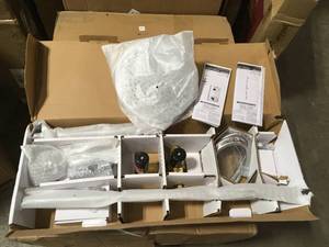 Keeney Universal Polished Chrome 2-handle Shower Faucet with Valve not used