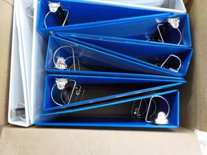 Lot of Heavy Duty Binders, Plastic ...