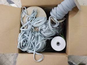 Box of Large Rolls of Material Band...