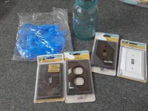 Silicone Lids, Blue Ball Jar and Ha...