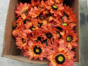 Box of Artificial Flowers...