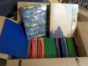 Large Amount of Folders, Binders, a...