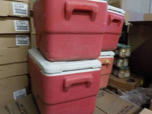 2 Coleman Coolers ...