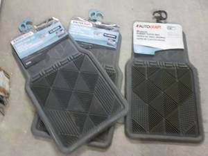 Set of 3 Auto Craft Rubber Floor Ma...