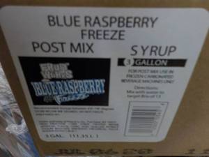 3 -3 Gallon Blue Raspberry Freeze P...