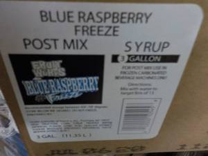 3 -3 Gallon Blue Raspberry Freeze P...