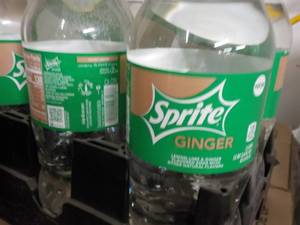 8 - 2 Liter Bottles Sprite Ginger...