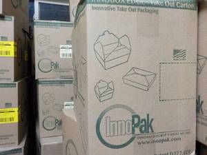 5 Cases Inno-Pak Take Out Cartons...