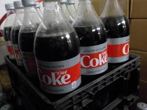 12 -1.25 Liter Bottles Diet Coke...