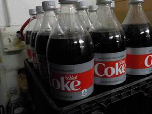 12 -1.25 Liter Bottles Diet Coke...