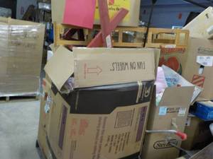 Pallet of unclaimed merchandise...