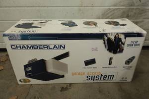 lot 6 image: Chamberlain 12 HP Chain Drive Garage Door Opener - New in Box