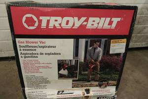 lot 13 image: Troy-Bilt Gas Blower Vac