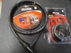Master Lock Key Cable Lock and Spar...