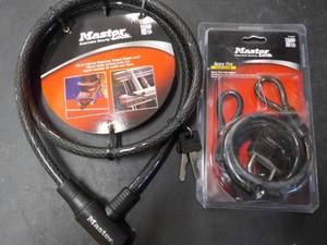 Master Lock Key Cable Lock and Spar...