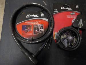 Master Locks Keyed Cable Lock and P...
