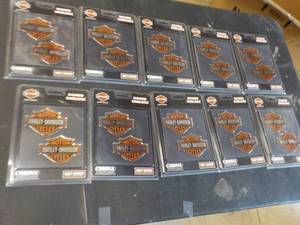 10 Chroma Harley Davidson Domed Enb...